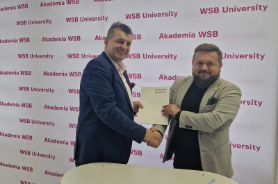 ilustracja aktualności: Podpisanie porozumienia o współpracy pomiędzy Akademią WSB w Żywcu a Przedsiębiorstwem Robót Budowlanych DROBUD sp. z o.o.