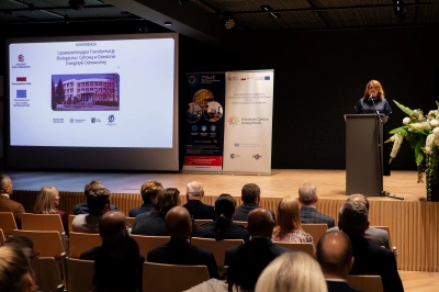 ilustracja aktualności: Konferencja Upowszechniająca Transformację Ekologiczną i Cyfrową w Dziedzinie Energetyki Odnawialnej w Żywcu