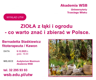 ilustracja aktualności: Podwójna dawka wiedzy - Moc Ziół i Mediacja