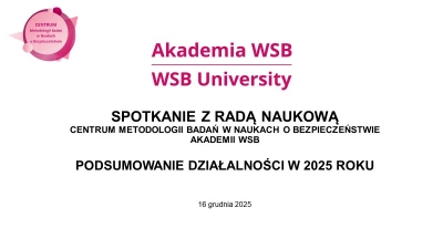 ilustracja aktualności: Posumowanie działalności Centrum w 2025 roku