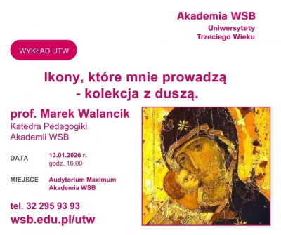 ilustracja aktualności: Ikony, muzyka i inspiracja &ndash; wyjątkowe spotkanie UTW Akademii WSB