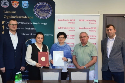 ilustracja aktualności: Nowy partner Akademii WSB &ndash; Zesp&oacute;ł Szk&oacute;ł im. Władysława Orkana w Marcinkowicach