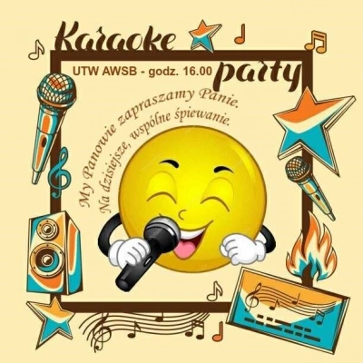 ilustracja aktualności: Wsp&oacute;lne śpiewanie pełne radości &ndash; spotkanie Karaoke UTW AWSB