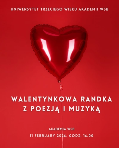 ilustracja aktualności: Miłość w słowie i dźwięku &ndash; walentynkowe spotkanie z poezją i muzyką