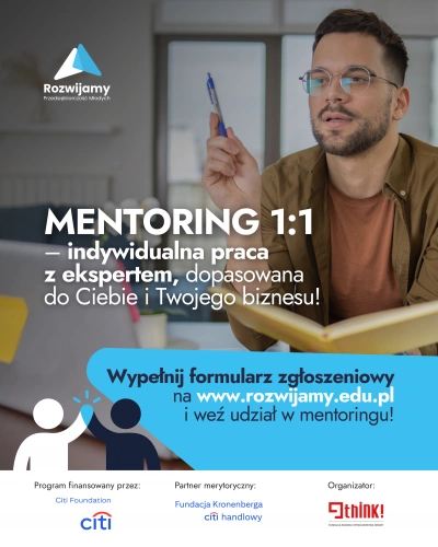 ilustracja aktualności: Budujesz biznes lub masz pomysł na start? Skorzystaj z bezpłatnego wsparcia!  