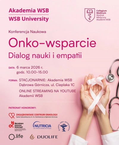 ilustracja aktualności: Zdrowie pod kontrolą &ndash; nowoczesna onkologia, profilaktyka i wsparcie w Akademii WSB