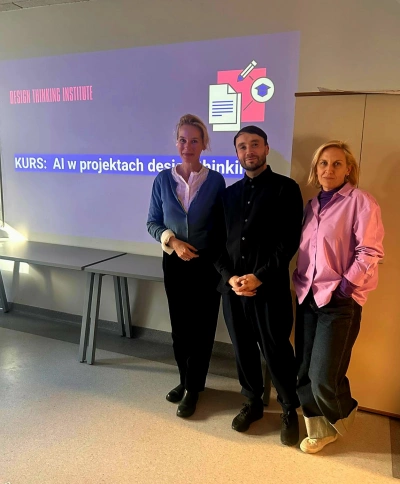 ilustracja aktualności: Jak wykorzystywać sztuczną inteligencję w projektach Design Thinking?