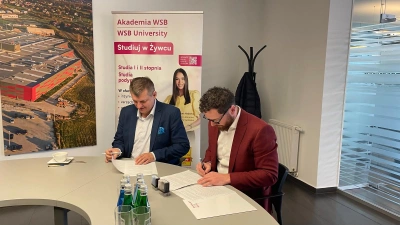 ilustracja aktualności: Podpisanie porozumienia o wsp&oacute;łpracy pomiędzy Akademią WSB a firmą Protech sp. z o.o. 