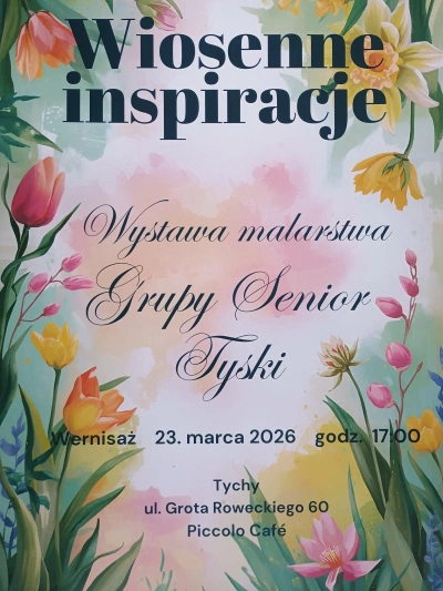 ilustracja aktualności: Wiosenne inspiracje - zapraszamy na wernisaż 