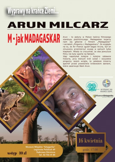 ilustracja aktualności: M jak Madagaskar &ndash; podr&oacute;żniczy wykład Aruna Milcarza w Sztygarce