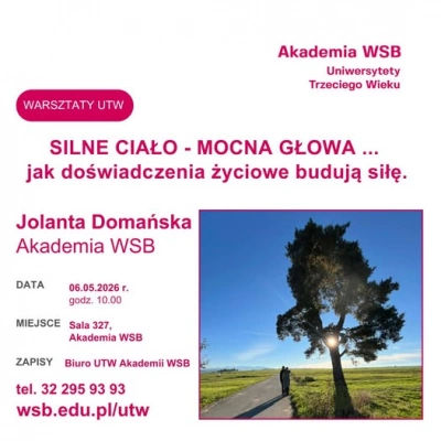 ilustracja aktualności: Silne ciało &ndash; mocna głowa. Jak doświadczenia życiowe budują siłę w dojrzałości