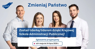 ilustracja aktualności: Zostan liderka/liderem dzieki Krajowej Szkole Administracji Publicznej!