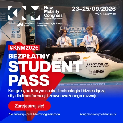 ilustracja aktualności: Rejestracja dla student&oacute;w -  Kongres Nowej Mobilności 2026