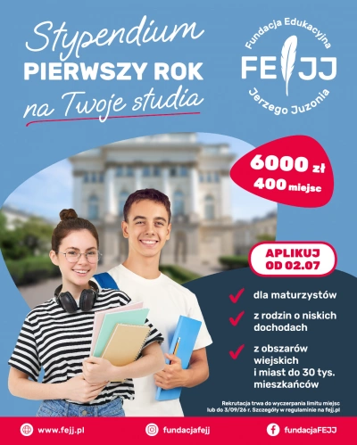 ilustracja aktualności: Stypendium dla Ciebie - program Pierwszy Rok 