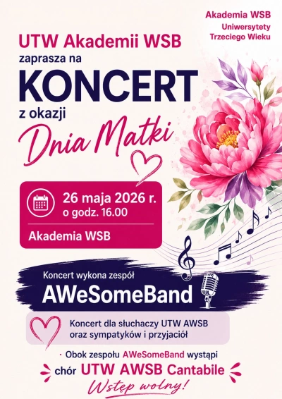 ilustracja aktualności: Muzyczne święto Dnia Matki w Akademii WSB!