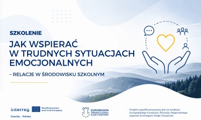ilustracja aktualności: Szkolenie dla psycholog&oacute;w, pedagog&oacute;w &bdquo;Jak wspierać w trudnych sytuacjach emocjonalnych &ndash; relacje w środowisku szkolnym"