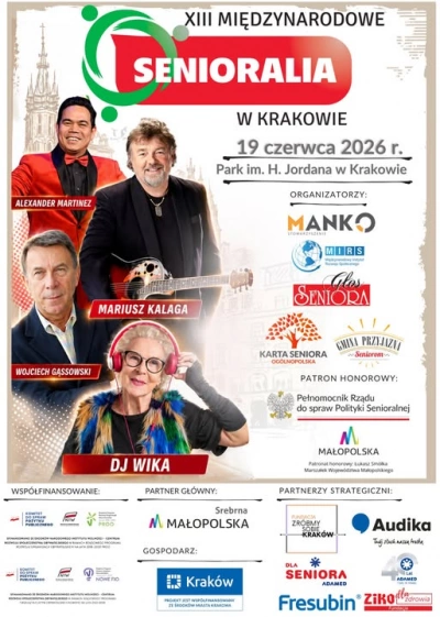 ilustracja aktualności: XIII Międzynarodowe Senioralia w Krakowie 2026