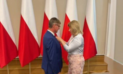 ilustracja aktualności: Krzyż Kawalerski Orderu Odrodzenia Polski dla prof. Łukasza Sułkowskiego