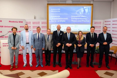 ilustracja aktualności: Innowacje, przedsiębiorczość i technologie przyszłości w centrum dyskusji w Akademii WSB