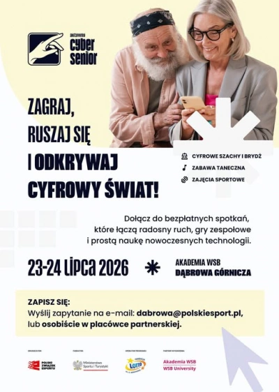 ilustracja aktualności: Zapraszamy na bezpłatne warsztaty &bdquo;Aktywny Cyber Senior&rdquo;