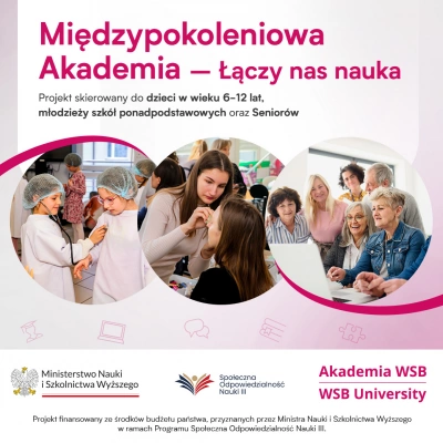 ilustracja aktualności: Międzypokoleniowa Akademia &ndash; Łączy nas nauka.