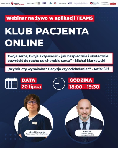 ilustracja aktualności: Bezpłatny webinar o zdrowiu serca &ndash; zadbaj o siebie z ekspertami!
