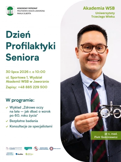 ilustracja aktualności: Dzień Profilaktyki Seniora w Akademii WSB w Jaworznie