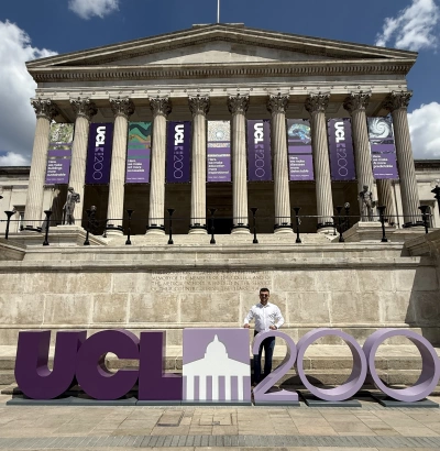 ilustracja aktualności: Dr Damian Strojny Visits University College London on a Study Visit