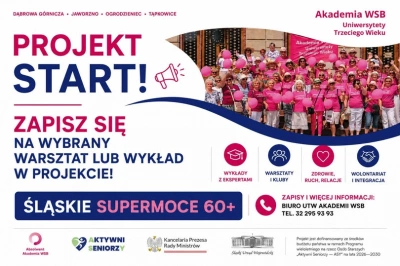 ilustracja aktualności: ŚLĄSKIE SUPERMOCE 60+ STARTUJĄ!