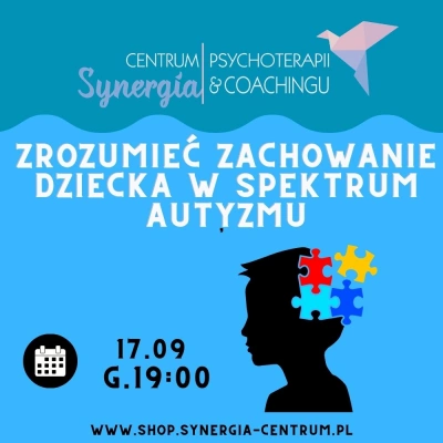 ilustracja aktualności: ZROZUMIEĆ&nbsp; ZACHOWANIE DZIECKA W SPEKTRUM AUTYZMU-DARMOWY WEBINAR