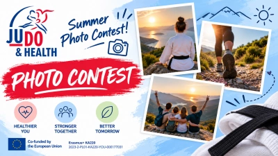 ilustracja aktualności: The holidays may be over, but the memories are still with us! Share yours and take part in the JUDO & HEALTH project contest!
