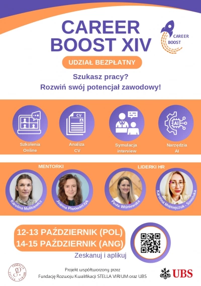 ilustracja aktualności: Dołącz do projektu Career Boost i zdobądź przewagę na rynku pracy!