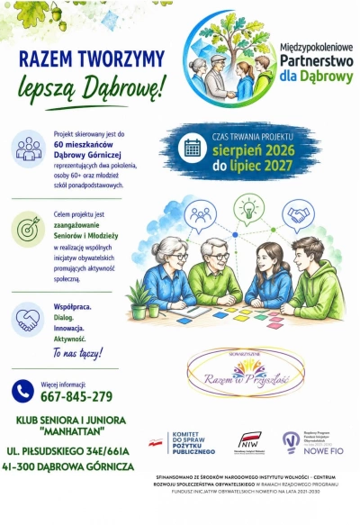 ilustracja aktualności: Aktywni 60+ poszukiwani! Połączmy pokolenia i stw&oacute;rzmy coś wyjątkowego!