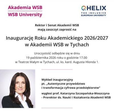 ilustracja aktualności: Uroczysta Inauguracja Roku Akademickiego 2026/2027