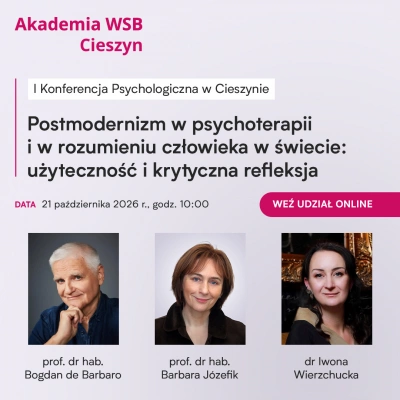 ilustracja aktualności: I Konferencja Psychologiczna w Cieszynie. Weź udział online