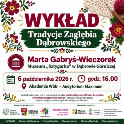 ilustracja aktualności: Senior Cafe dla nowych słuchaczy i wykład &bdquo;Tradycje Zagłębia Dąbrowskiego&rdquo;
