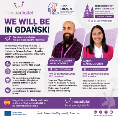 ilustracja aktualności: Inercia Digital to present JUDO & HEALTH project results at international conference in Gdańsk