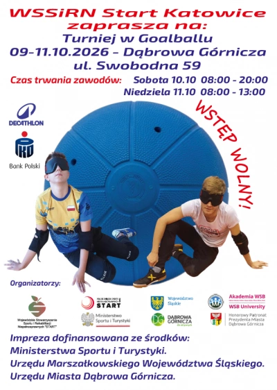ilustracja aktualności: Zaproszenie na Og&oacute;lnopolskie Zawody Sportowe dla os&oacute;b z niepełnosprawnościami wzroku w dyscyplinie Goalball