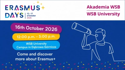 ilustracja aktualności: Erasmus+ Days at WSB University!