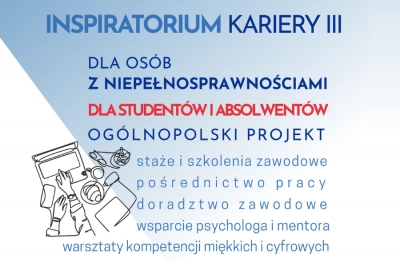 ilustracja aktualności: Darmowe wsparcie dla student&oacute;w z niepełnosprawnościami w aktywizacji zawodowej