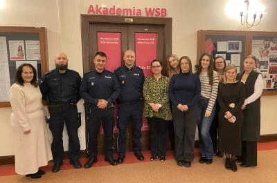 ilustracja aktualności: Na pierwszym miejscu &ndash; bezpieczeństwo. Spotkanie i szkolenie z Policją w Akademii WSB 