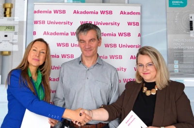 ilustracja aktualności: Akademia WSB podpisała umowę o wsp&oacute;łpracy z Diehl Metering