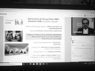 ilustracja aktualności: Spotkanie Klubu MBA online