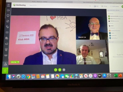 ilustracja aktualności: I spotkanie Klubu MBA online