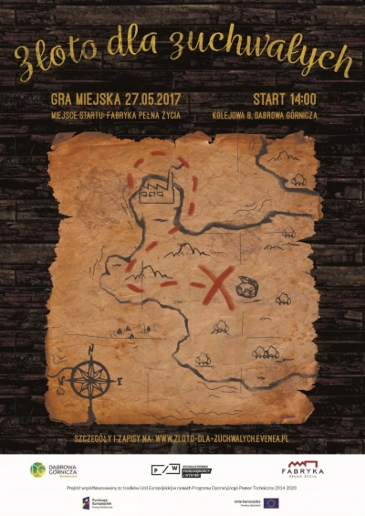 ilustracja aktualności: Zapraszamy do udziału w kolejnej Grze Miejskiej ZŁOTO DLA ZUCHWAŁYCH już 27 maja 2017 r.!