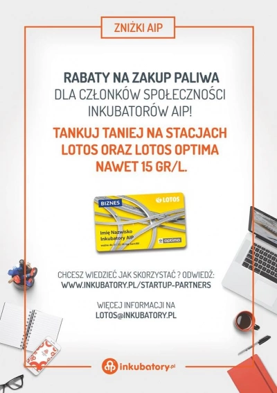 ilustracja aktualności: LOTOS partnerem biznesowym Akademickich Inkubatorów Przedsiębiorczości - korzyści dla firm w inkubatorach!