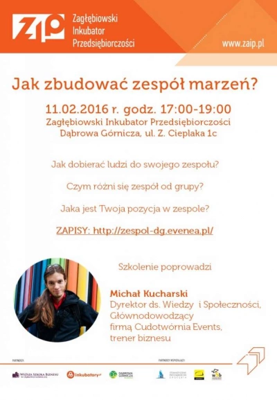 ilustracja aktualności: Jak zbudować zespół swoich marzeń? Zapraszamy na kolejne szkolenie w ZIP