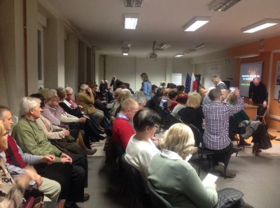 ilustracja aktualności: Pierwszy wykład w nowej lokalizacji za nami