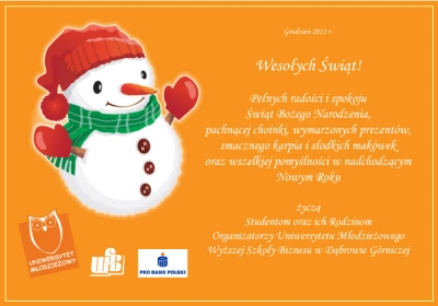ilustracja aktualności: Wesołych Świąt!