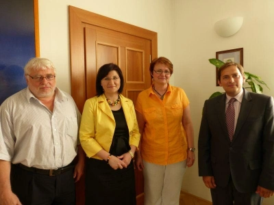 ilustracja aktualności: Spotkanie z władzami Uniwersytetu Śląskiego w Opavie